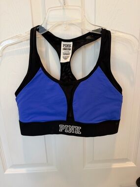 PINK ultimate Victoria secrets large Sports Bra racerback women active top